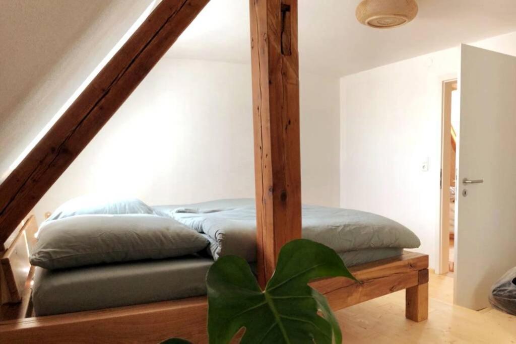 Ruhig gelegene, top moderne Ferienwohnung Neuhaus an Der Eger Exterior foto